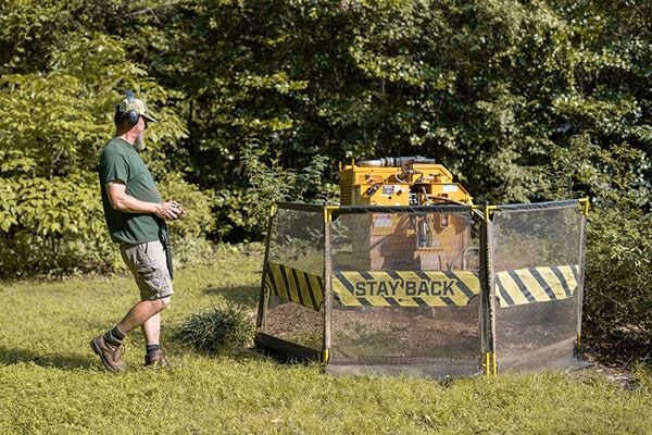 Stump Grinding by Remote